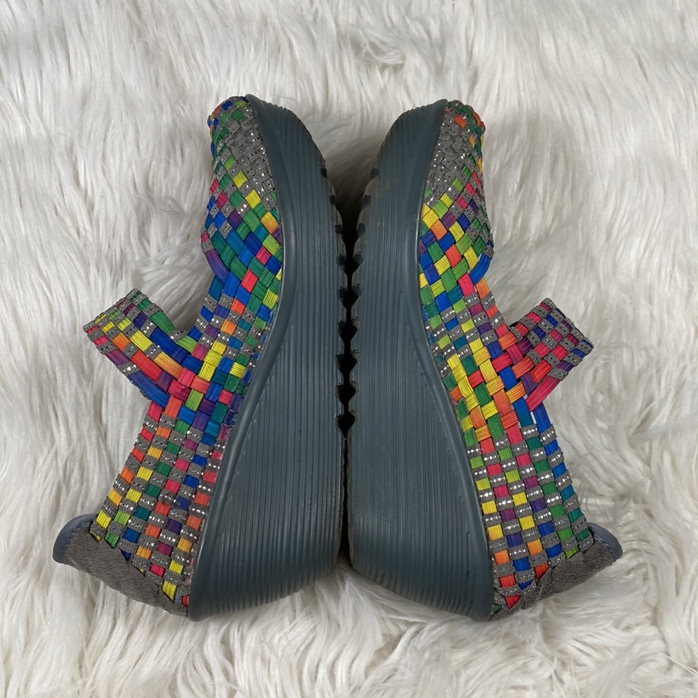 St. John’s Bay • Rainbow Woven Wedges - Picture 9 of 14